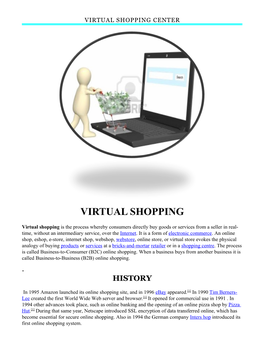 Virtual Shopping Center
