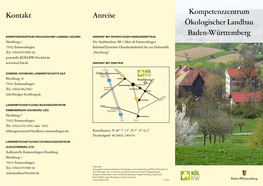 Kompetenzzentrum Ökologischer Landbau Baden-Württemberg