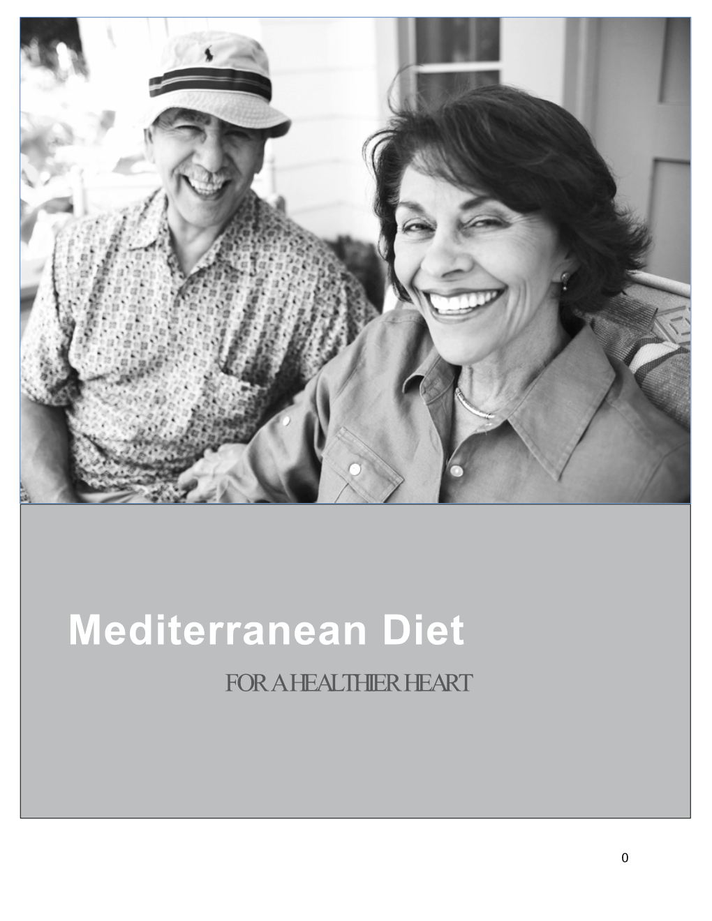 Mediterranean Diet/Cholesterol Booklet