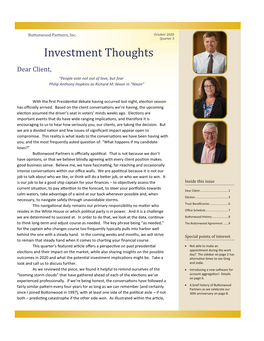 Investment Thoughts