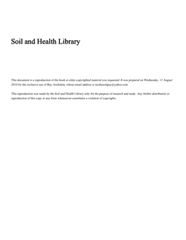 Soil and Health Library