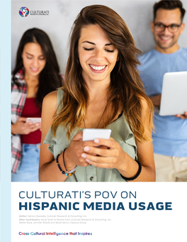 Culturati's POV on Hispanic Media Usage