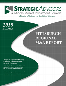 Pittsburgh Regional M&A Report