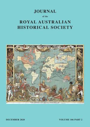 Journal Royal Australian Historical Society