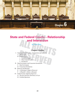 State and Federal Courts—Relationship and Interaction by John Pizzo