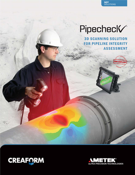 Pipecheck: 3D Scanning Solution Pipeline Integrity Assessment