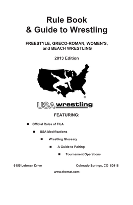 Rule Book & Guide to Wrestling