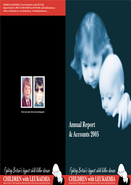 Children with Leukaemia Annual Review 2005