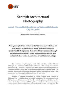 Scottish Architectural Photography