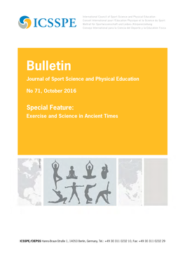 Bulletin Journal of Sport Science and Physical Education