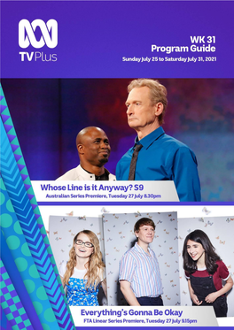 ABC Kids/ABC TV Plus: Week 31 Index