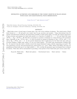 Separating Accretion and Mergers in the Cosmic Growth of Black Holes with X-Ray and Gravitational Wave Observations