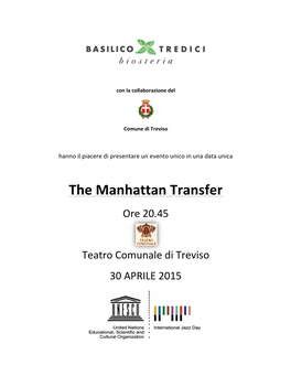 The Manhattan Transfer Ore 20.45