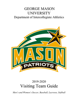 GEORGE MASON UNIVERSITY Department of Intercollegiate Athletics