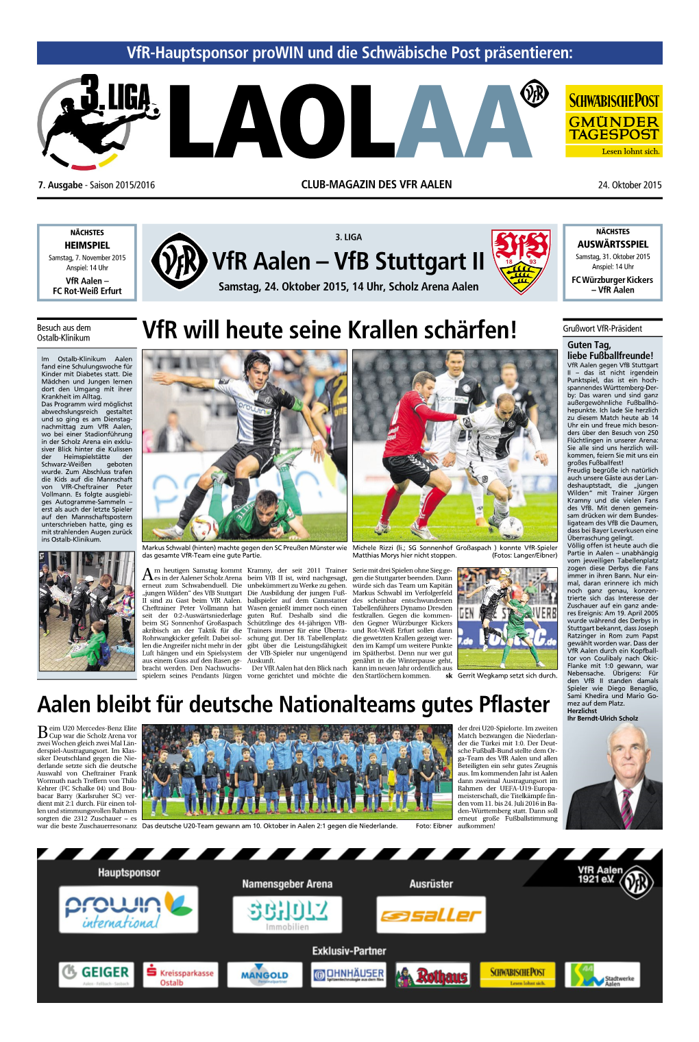 Vfb Stuttgart II Vfr Will Heute Seine Krallen Schärfen!