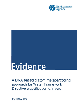 A DNA Based Metabarcoding Approach to Assess