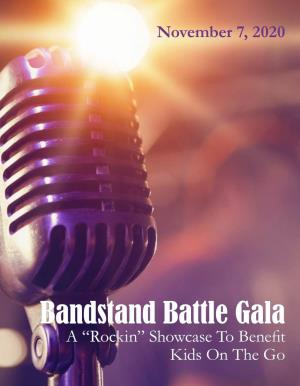 Bandstand Battle Gala a “Rockin” Showcase to Benefit Kids on the Go