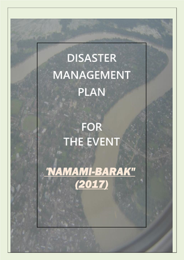 Disaster Management Plan for the Event "Namami-Barak