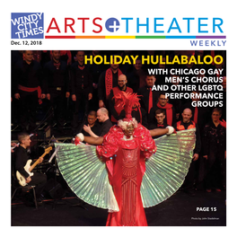 Holiday Hullabaloo with Chicago Gay Men’S Chorus and Other Lgbtq Performance Groups