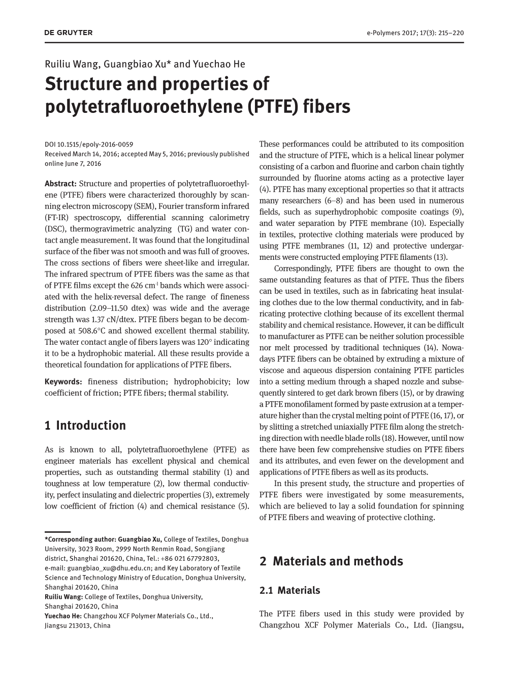 structure-and-properties-of-polytetrafluoroethylene-ptfe-fibers-docslib