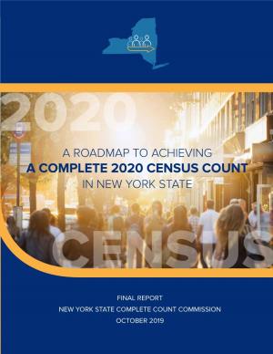 A Complete 2020 Census Count in New York State