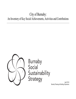 Inventory of Key Social Achievements, Activities and Contributions