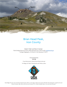 Brian Head Peak, Iron County