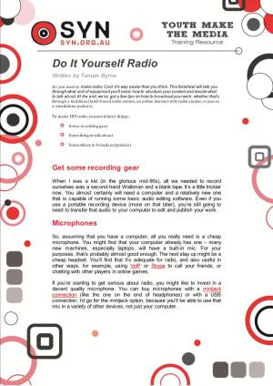 SYN Guide to DIY Radio