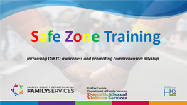 Increasing LGBTQ Awareness and Promoting Comprehensive Allyship MISSION