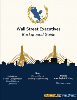 Wall Street Executives Background Guide