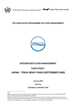 Japan: Tokai Heavy Rain (September 2000)