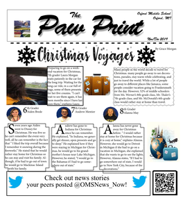 Check out News Stories Your Peers Posted @Omsnews Now! Page 2 Community/World News NOV/DEC 2019