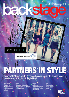 Fremantlemedia North America Has Entered Into a Multi-Year Development Deal with Style Haul