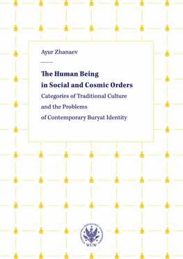 The Human Being in Social and Cosmic Orders. Categories Of