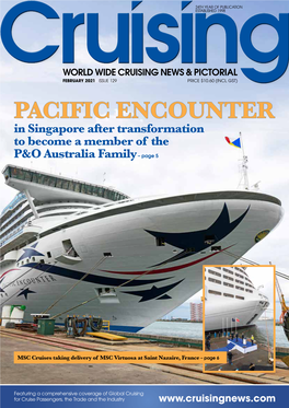 PACIFIC ENCOUNTER in Singapore After Transformation to Become a Member of The