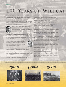 1900S 1920S 1940S 100 YEARS of WILDCAT