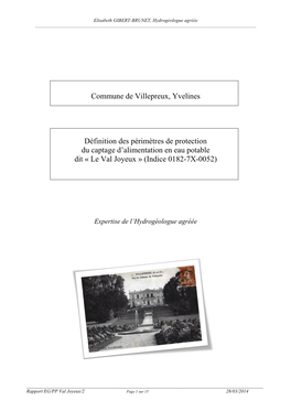 Commune De Villepreux, Yvelines Définition Des Périmètres De
