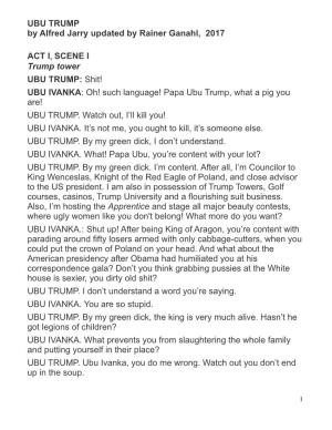 Ubu Trump Nov 28 2017