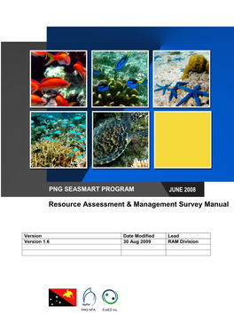 Resource Assessment & Management Survey Manual