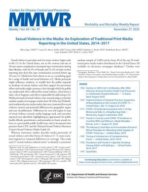 MMWR, Volume 69, Issue 47 — November 27,2020