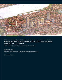 Massachusetts Turnpike Authority Air Rights Parcels 12, 14, and 15