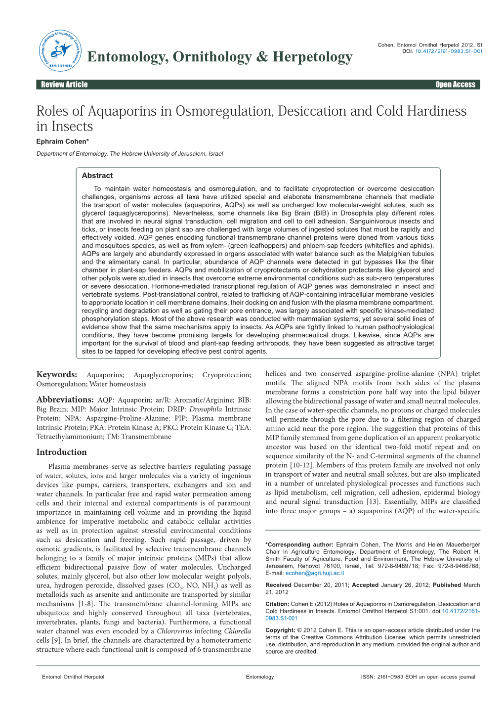 roles-of-aquaporins-in-osmoregulation-desiccation-and-cold-hardiness