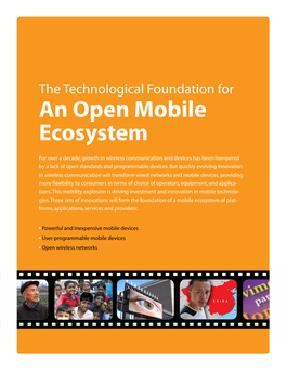 An Open Mobile Ecosystem [SR-1206]