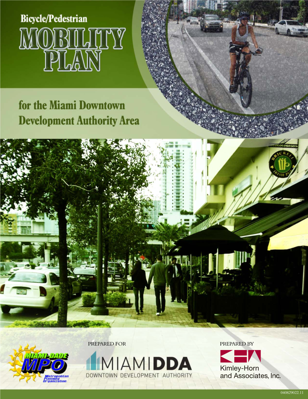 Bicycle/Pedestrian Mobility Plan for the Miami Downtown Development Authority Area