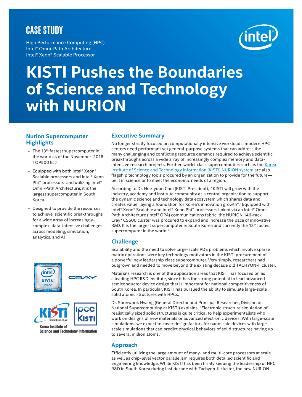 KISTI Pushes the Boundaries of Science and Technology with NURION