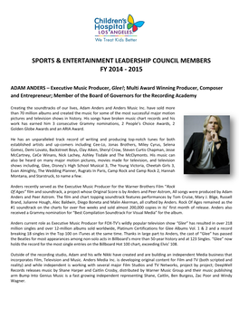 Sports & Entertainment Leadership Council