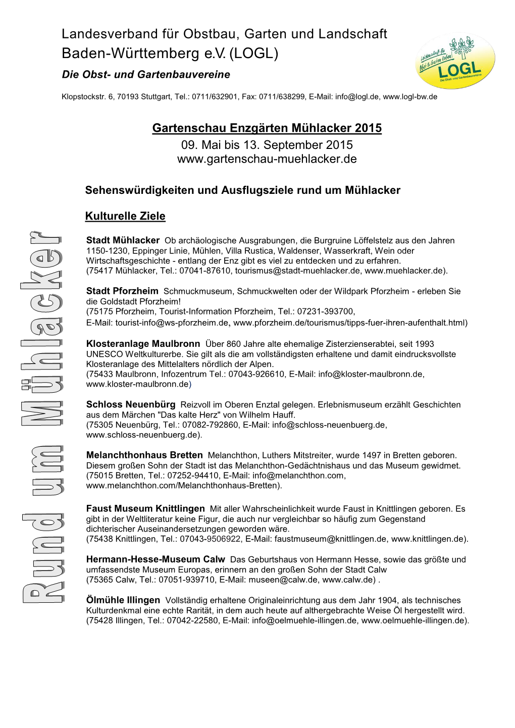 Sehenswürdigkeiten Und Ausflugsziele Im Landkreis Göppingen