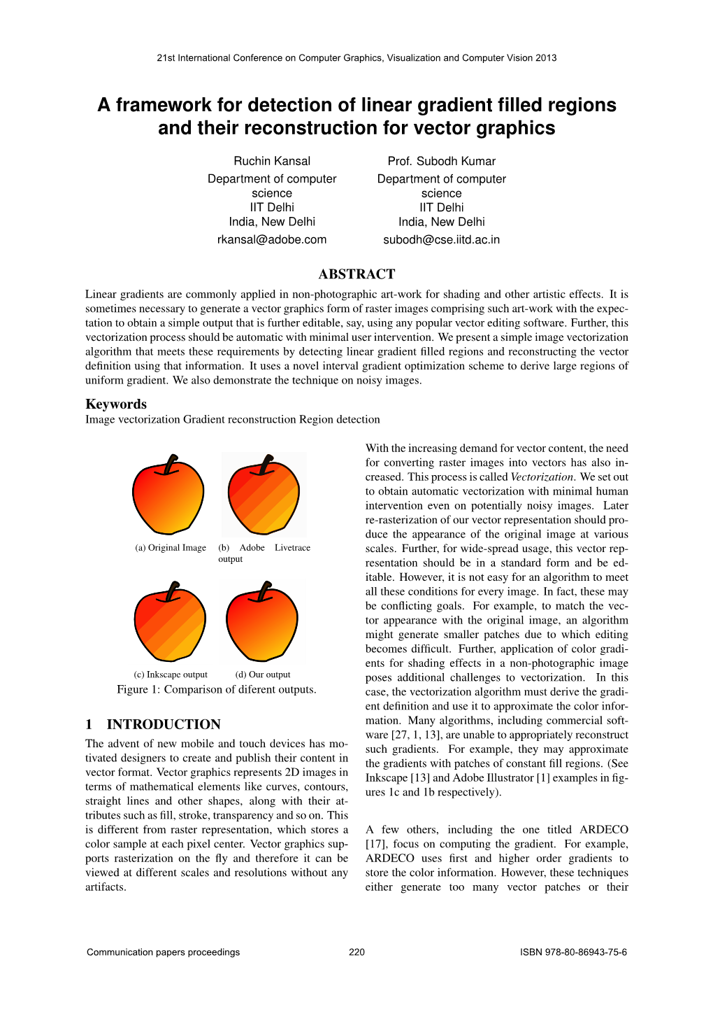 A Framework for Detection of Linear Gradient Filled Regions and Their