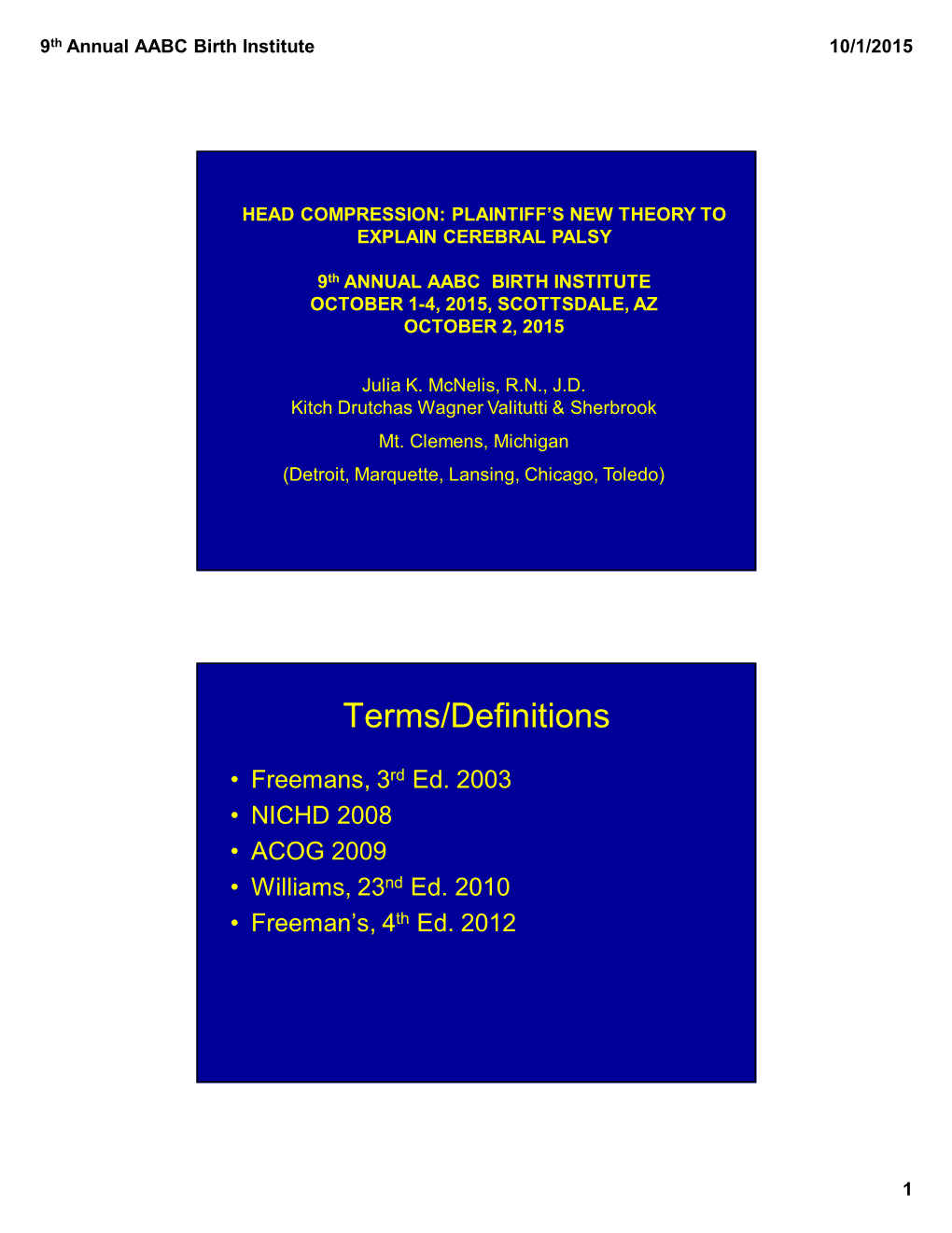 Terms/Definitions