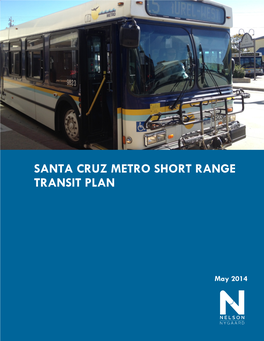 Santa Cruz Metro Short Range Transit Plan